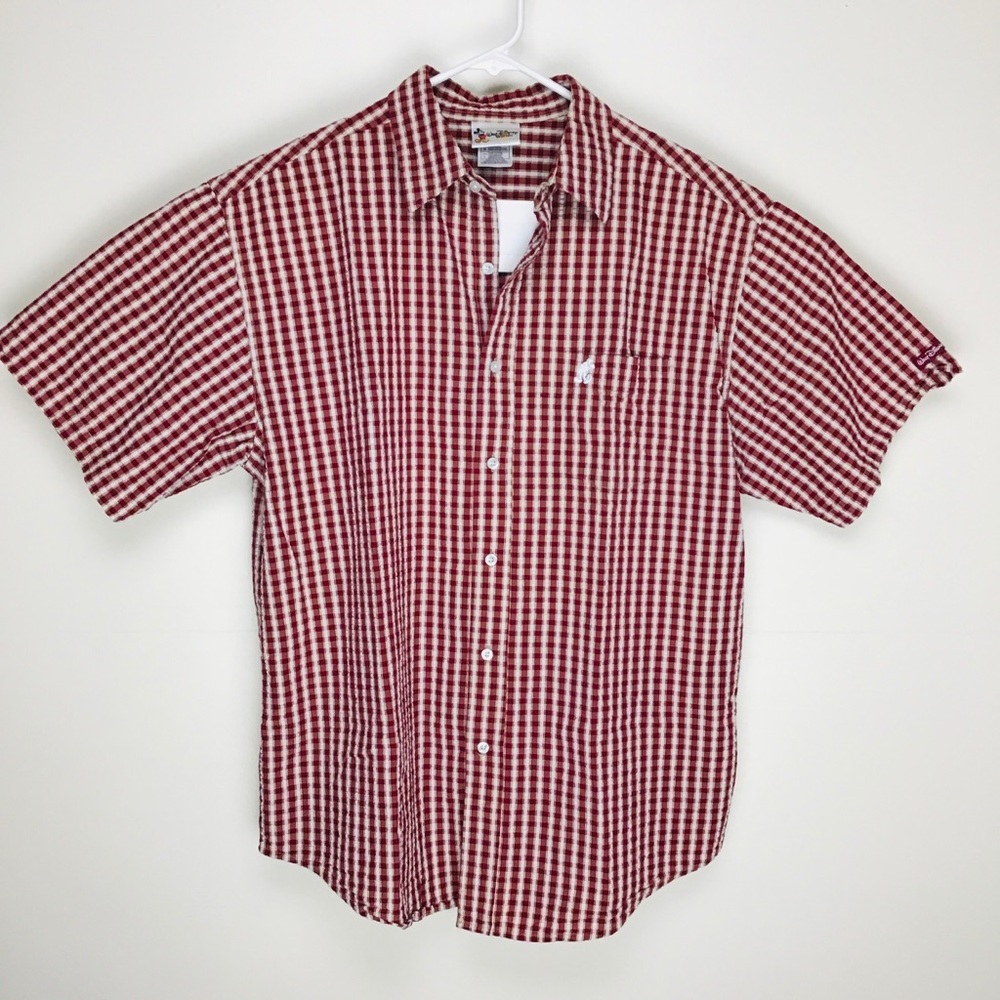 Walt Disney World mens short sleeve casual shirt L
